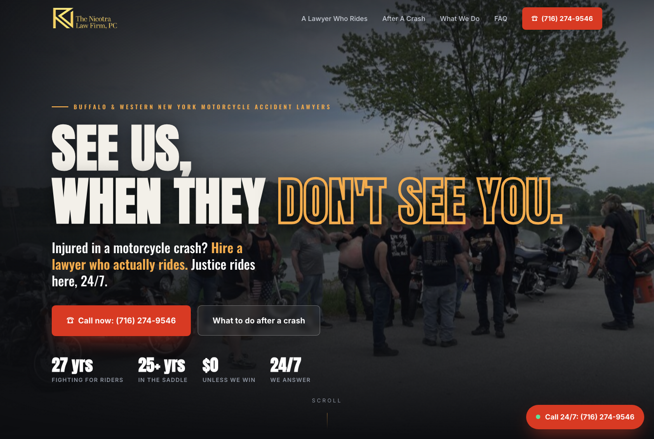 A law firm website built by Digital Overtone